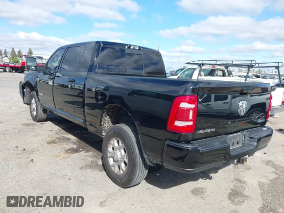 2024 Ram 2500 Laramie with VIN 3C6UR5NL2RG161490, listed as a IAAI auction lot 41688136 with 10,597 mi miles and . Bid and sale history available at DreamBid. Image 3.