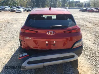2022 Hyundai Kona Preferred with VIN KM8K22AB1NU766989, listed as a Copart auction lot 50651255 with 77,538 mi miles and Salvage Title. Bid and sale history available at carsss.com. Image 6.