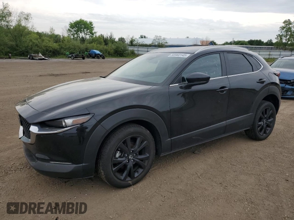 2024 Mazda CX-30 S Select Sport with VIN 3MVDMBBM4RM629755, listed as a Copart auction lot 58960145 with 21,649 mi miles and Salvage title. Bid and sale history available at DreamBid. Image 1.
