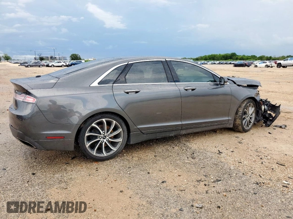 2017 Lincoln MKZ Reserve with VIN 3LN6L5FCXHR639560, listed as a Copart auction lot 60736045 with 121,666 mi miles and Salvage title. Bid and sale history available at DreamBid. Image 3.