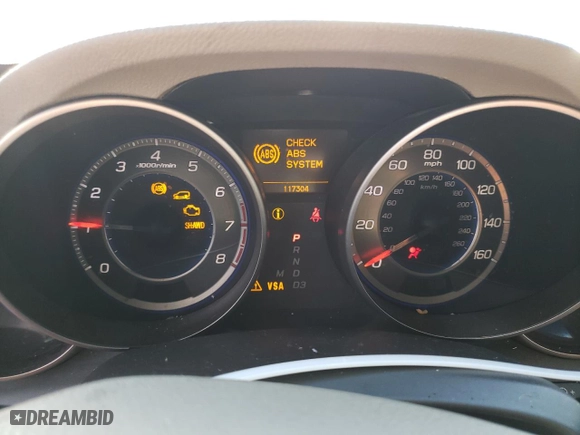 2007 Acura MDX Sport/Entertainment Pkg with VIN 2HNYD28857H541459, listed as a Copart auction lot 52612605 with 117,304 mi miles and Non Repairable. Bid and sale history available at carsss.com. Image 9.