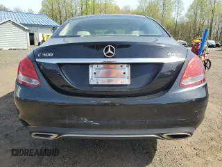 2016 Mercedes-Benz C 300 Luxury with VIN 55SWF4KB2GU110783, listed as a Copart auction lot 55200175 with 137,555 mi miles and Clean Title. Bid and sale history available at carsss.com. Image 6.