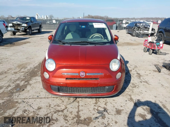 2014 FIAT 500 Pop with VIN 3C3CFFAR8ET169225, listed as a IAAI auction lot 41241741 with 126,860 mi miles. Bid and sale history available at carsss.com. Image 12.