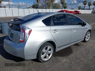 2012 Toyota Prius One with VIN JTDKN3DU9C5430075, listed as a IAAI auction lot 41791548 with 248,320 mi miles. Bid and sale history available at carsss.com. Image 4.