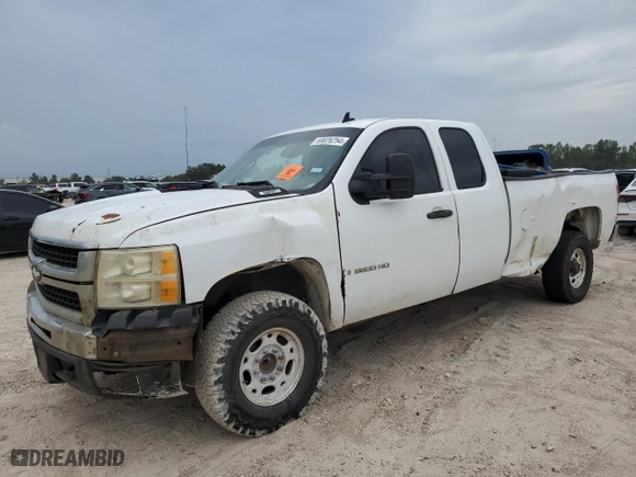 2008 Chevrolet Silverado 2500HD Work Truck with VIN 1GCHC29K38E142836, listed as a Copart auction lot 69026254 with 263,834 mi miles and Salvage Title. Bid and sale history available at carsss.com. Image 1.