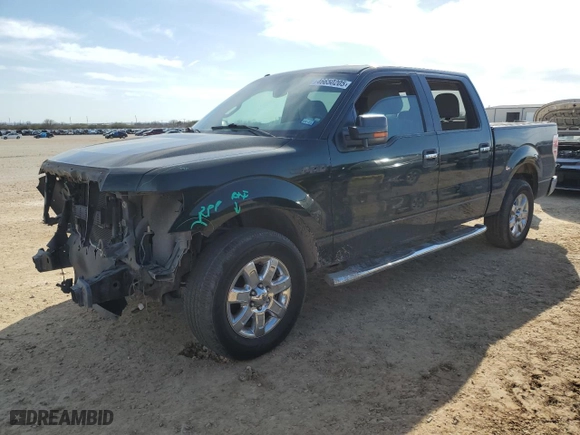 2013 Ford F-150 XL with VIN 1FTFW1CFXDKF52372, listed as a Copart auction lot 46650205 with 107,853 mi miles and Salvage Title. Bid and sale history available at carsss.com. Image 1.