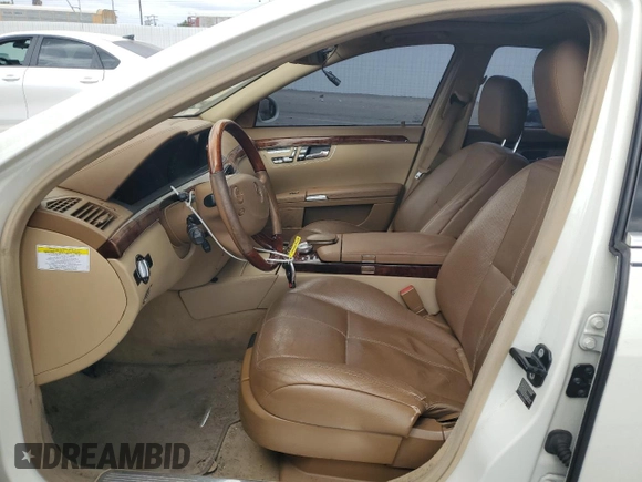2008 Mercedes-Benz S 550 with VIN WDDNG71X18A165072, listed as a Copart auction lot 54679485 with 192,223 mi miles and Clean Title. Bid and sale history available at DreamBid. Image 7.