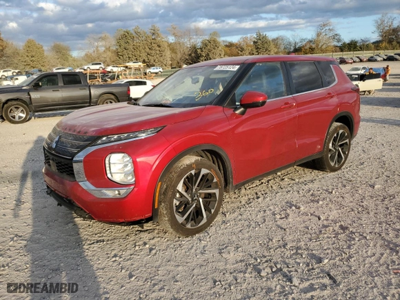 2023 Mitsubishi Outlander SE with VIN JA4J3UA81PZ055791, listed as a Copart auction lot 78725124 with 31,376 mi miles and Salvage Title. Bid and sale history available at carsss.com. Image 1.