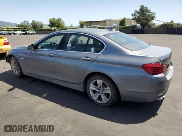 2012 BMW 5 Series 528i with VIN WBAXG5C59CDY29920, listed as a Copart auction lot 52589705 with 135,089 mi miles and Salvage Title. Bid and sale history available at carsss.com. Image 2.