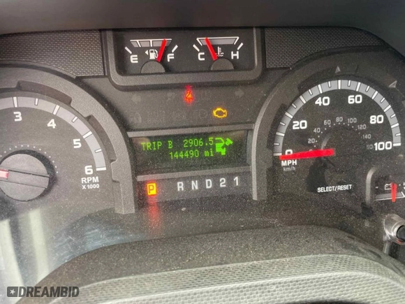 2009 Ford Econoline Cargo Van with VIN 1FTNE24L19DA84214, listed as a IAAI auction lot 42025513 with 144,490 mi miles. Bid and sale history available at carsss.com. Image 1.