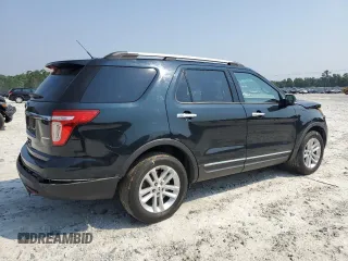2014 Ford Explorer XLT with VIN 1FM5K7D89EGB88097, listed as a Copart auction lot 59423895 with 214,019 mi miles and Salvage title. Bid and sale history available at DreamBid. Image 3.