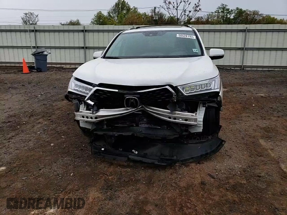 2020 Acura MDX with VIN 5J8YD4H39LL048808, listed as a Copart auction lot 50528193 with 14,449 mi miles. Bid and sale history available at carsss.com. Image 12.