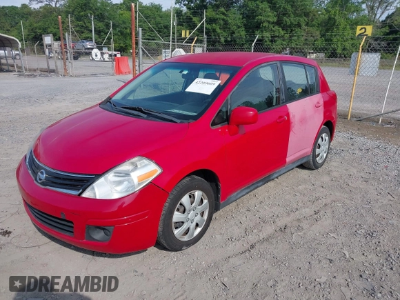 2012 Nissan Versa S with VIN 3N1BC1CP2CL374585, listed as a IAAI auction lot 42209609 with 196,501 mi miles. Bid and sale history available at carsss.com. Image 2.