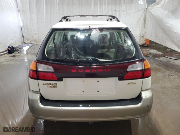 2002 Subaru Legacy Wagon Outback H6 L.L. Bean Edition with VIN 4S3BH806027635959, listed as a Copart auction lot 70860364 with 87,048 mi miles and Non Repairable. Bid and sale history available at carsss.com. Image 6.