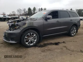 2019 Dodge Durango GT z VIN 1C4RDJDG1KC723608, wystawiony jako Copart lot #44004285 z przebiegiem Nie podano mil oraz Szkoda całkowita • Salvage title. Historia ofert i sprzedaży dostępna na DreamBid. Obrazek 1.