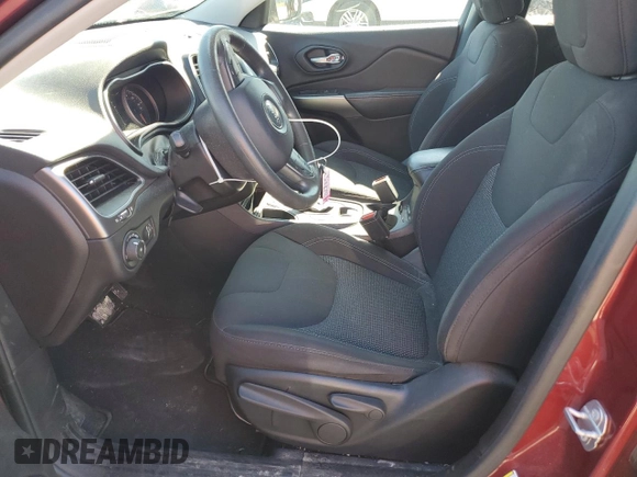 2019 Jeep Cherokee Latitude with VIN 1C4PJLCB6KD326276, listed as a Copart auction lot 50255555 with 41,179 mi miles and Salvage Title. Bid and sale history available at DreamBid. Image 7.