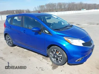2015 Nissan Note SV with VIN 3N1CE2CP5FL385671, listed as a IAAI auction lot 41808732 with 99,218 mi miles and . Bid and sale history available at DreamBid. Image 1.