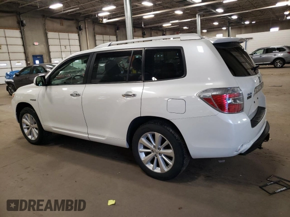 2009 Toyota Highlander Limited with VIN JTEEW44A092032801, listed as a Copart auction lot 53865415 with 291,824 mi miles and Clean title. Bid and sale history available at DreamBid. Image 2.