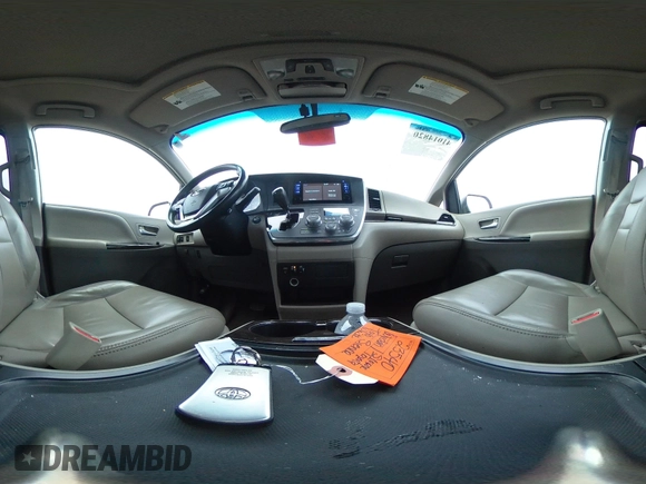 2015 Toyota Sienna XLE with VIN 5TDYK3DC9FS595827, listed as a IAAI auction lot 41014820 with 119,143 mi miles. Bid and sale history available at carsss.com. Image 18.