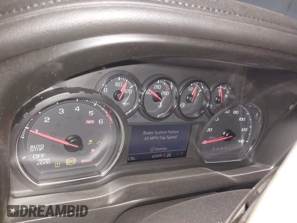 2021 Chevrolet Silverado 1500 LTZ with VIN 3GCUYGED5MG406503, listed as a IAAI auction lot 41293078 with 63,439 mi miles and . Bid and sale history available at DreamBid. Image 7.