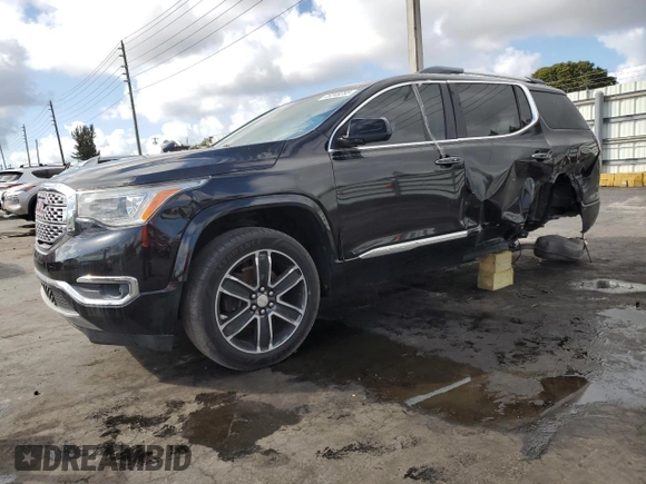 2017 GMC Acadia Denali with VIN 1GKKNPLS3HZ195880, listed as a Copart auction lot 46048255 with 114,532 mi miles and Salvage Title. Bid and sale history available at carsss.com. Image 1.