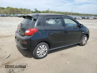 2017 Mitsubishi Mirage ES with VIN ML32A3HJ6HH016319, listed as a Copart auction lot 53732925 with 177,388 mi miles and Salvage title. Bid and sale history available at DreamBid. Image 3.