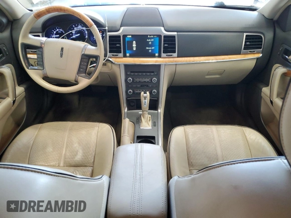 2010 Lincoln MKZ with VIN 3LNHL2JC1AR752317, listed as a Copart auction lot 56758355 with 214,604 mi miles and Non repairable. Bid and sale history available at DreamBid. Image 8.