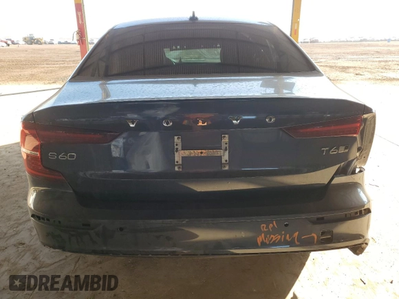 2019 Volvo S60 Inscription with VIN 7JRA22TL9KG015155, listed as a Copart auction lot 81944534 with 59,464 mi miles and Salvage Title. Bid and sale history available at carsss.com. Image 6.