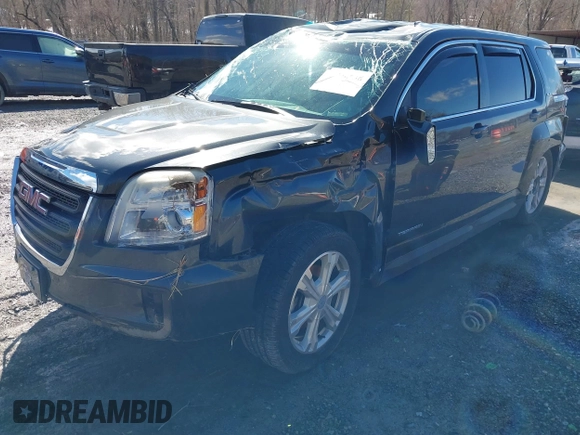2017 GMC Terrain SLE with VIN 2GKALMEK3H6325083, listed as a IAAI auction lot 41546736 with 105,572 mi miles. Bid and sale history available at carsss.com. Image 2.