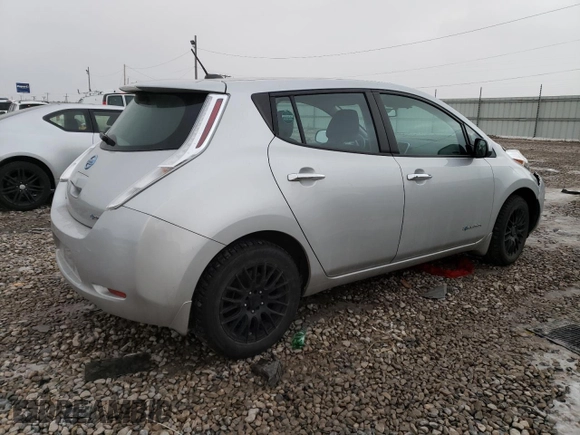 2016 Nissan LEAF S with VIN 1N4BZ0CP3GC314506, listed as a Copart auction lot 72103602 with 0 mi miles. Bid and sale history available at carsss.com. Image 3.
