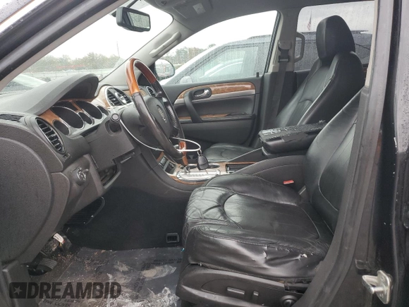 2011 Buick Enclave CXL-1 with VIN 5GAKRBED1BJ360625, listed as a Copart auction lot 80906914 with 212,364 mi miles and Salvage Title. Bid and sale history available at carsss.com. Image 7.