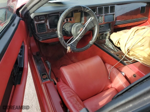 1986 Chevrolet Corvette with VIN 1G1YY6782G5905355, listed as a Copart auction lot 76673324 with 45,123 mi miles and Salvage Title. Bid and sale history available at carsss.com. Image 8.