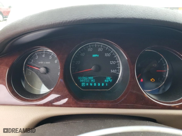 2007 Buick Lucerne V6 CXL with VIN 1G4HD57297U147928, listed as a Copart auction lot 52527535 with 88,102 mi miles and Salvage Title. Bid and sale history available at carsss.com. Image 9.
