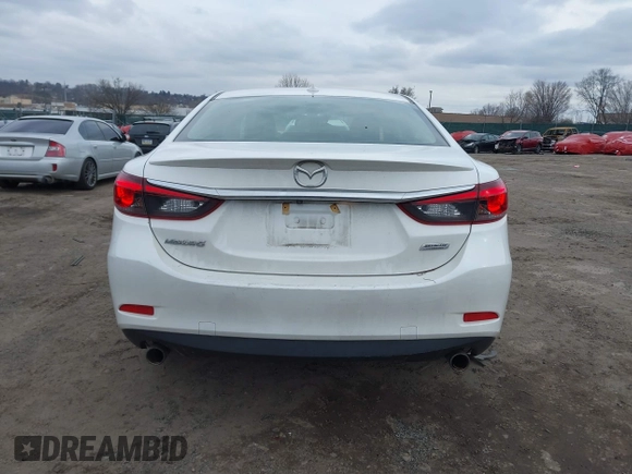 2016 Mazda 6 i Grand Touring with VIN JM1GJ1W54G1485851, listed as a IAAI auction lot 41629410 with 91,327 mi miles. Bid and sale history available at carsss.com. Image 15.