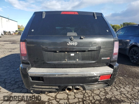 2008 Jeep Grand Cherokee SRT-8 with VIN 1J8HR78368C223775, listed as a Copart auction lot 76807824 with 156,937 mi miles and Clean Title. Bid and sale history available at carsss.com. Image 6.