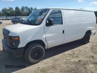 2014 Ford Econoline Cargo Commercial with VIN 1FTNE1EW4EDA92420, listed as a Copart auction lot 74881054 with 250,909 mi miles and Clean title. Bid and sale history available at DreamBid. Image 1.