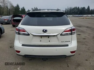 2013 Lexus RX 450h with VIN JTJBC1BAXD2066560, listed as a Copart auction lot 48075345 with 89,011 mi miles and Salvage Title. Bid and sale history available at DreamBid. Image 6.
