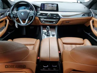 2018 BMW 5 Series 540i with VIN WBAJE5C56JG917606, listed as a Copart auction lot 54196055 with 85,207 mi miles and Salvage title. Bid and sale history available at DreamBid. Image 8.