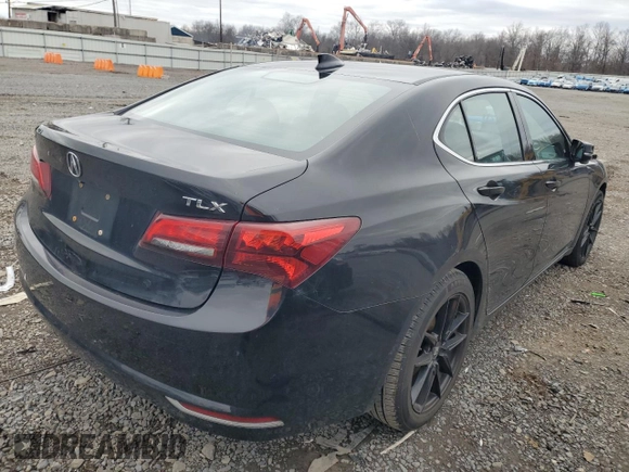 2015 Acura TLX with VIN 19UUB1F3XFA007514, listed as a Copart auction lot 47815015 with 187,197 mi miles and Salvage Title. Bid and sale history available at carsss.com. Image 3.