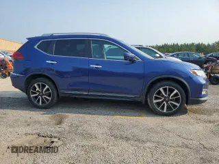 2017 Nissan Rogue SV with VIN 5N1AT2MV2HC858198, listed as a Copart auction lot 56589885 with 77,258 mi miles and Salvage title. Bid and sale history available at DreamBid. Image 4.