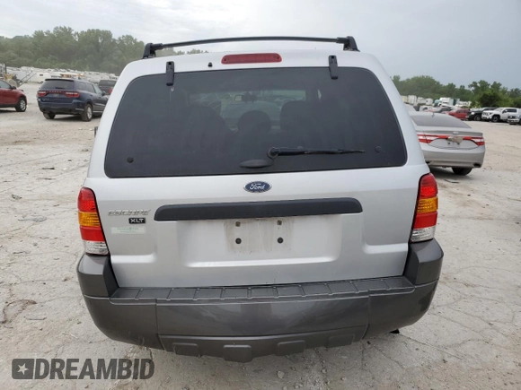 2005 Ford Escape XLT with VIN 1FMYU93165KA25072, listed as a Copart auction lot 61224855 with Not provided miles and Salvage title. Bid and sale history available at DreamBid. Image 6.