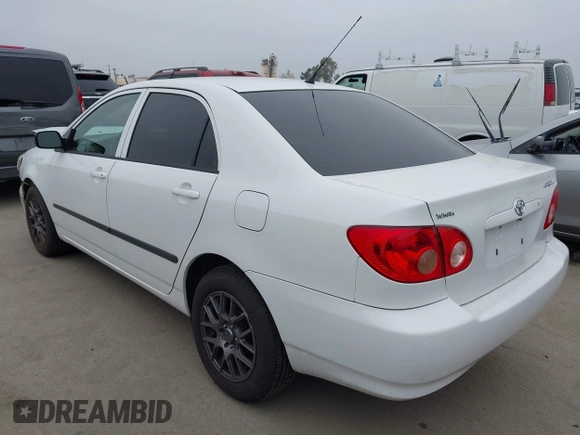 2006 Toyota Corolla CE with VIN 1NXBR32E06Z636665, listed as a IAAI auction lot 42448346 with 224,097 mi miles and . Bid and sale history available at DreamBid. Image 3.