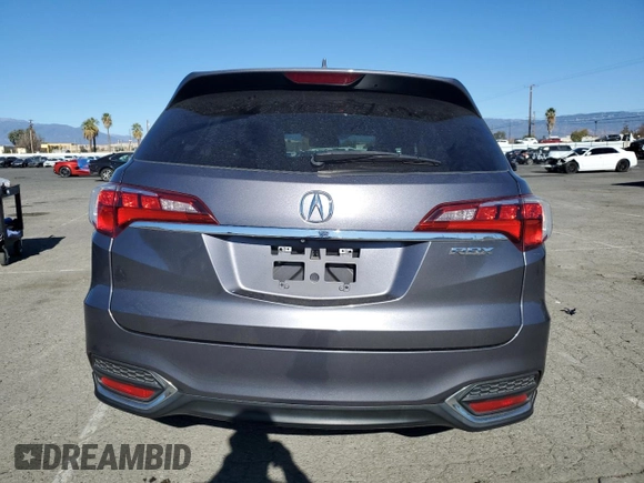 2017 Acura RDX with VIN 5J8TB3H36HL009806, listed as a Copart auction lot 88589175 with 68,429 mi miles and Salvage Title. Bid and sale history available at carsss.com. Image 6.