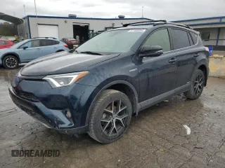 2017 Toyota RAV4 Hybrid SE with VIN JTMJJREVXHD095231, listed as a Copart auction lot 81166054 with 276,374 mi miles and Salvage Title. Bid and sale history available at carsss.com. Image 1.