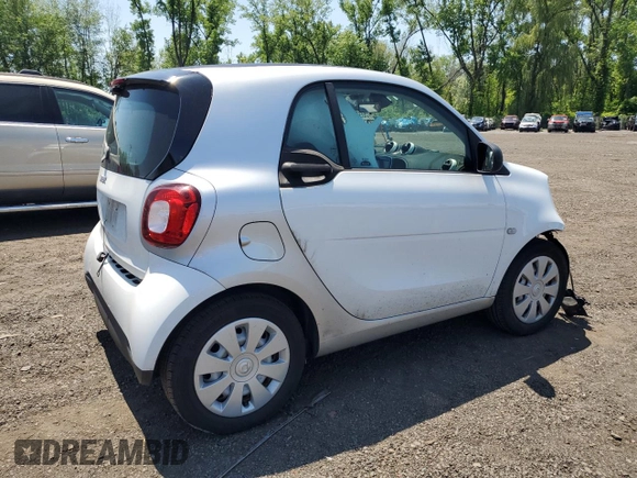 2016 Smart fortwo Passion with VIN WMEFJ5DA5GK123218, listed as a Copart auction lot 58978095 with 73,608 mi miles and Salvage title. Bid and sale history available at DreamBid. Image 3.
