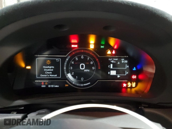 2024 Toyota 86 Premium with VIN JF1ZNBE13R9756474, listed as a Copart auction lot 45003135 with 6,151 mi miles and Salvage Title. Bid and sale history available at DreamBid. Image 9.