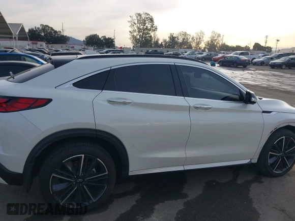 2022 Infiniti QX55 Essential with VIN 3PCAJ5K33NF106702, listed as a IAAI auction lot 41396756 with 20,580 mi miles and . Bid and sale history available at DreamBid. Image 14.