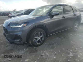 2025 Honda HR-V EX-L z VIN 3CZRZ2H7XSM722872, wystawiony jako Copart lot #55433695 z przebiegiem 4 788 mil mil oraz Szkoda całkowita • Salvage title. Historia ofert i sprzedaży dostępna na DreamBid. Obrazek 1.
