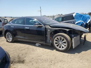 2016 Tesla Model S 70 with VIN 5YJSA1E12GF170238, listed as a Copart auction lot 60258355 with 47,163 mi miles and Salvage title. Bid and sale history available at DreamBid. Image 4.