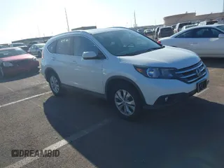2012 Honda CR-V EX-L with VIN 5J6RM3H74CL048127, listed as a IAAI auction lot 41646337 with 91,558 mi miles. Bid and sale history available at carsss.com. Image 1.
